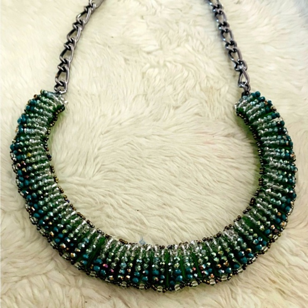 Ananda Swarovski Crystal Beaded Necklace